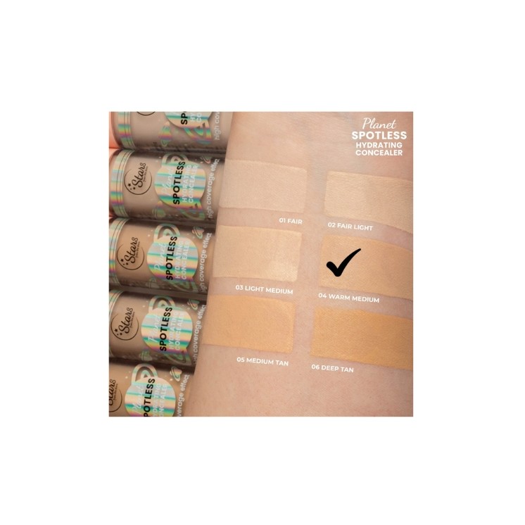 Stars from the Stars Planet Spotless covering and moisturizing Face concealer /04/ Warm medium 6 g