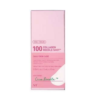 VT Cosmetics 100 Collagen Reedle Shot Set of 10 smoothing facial ampoules 2 ml
